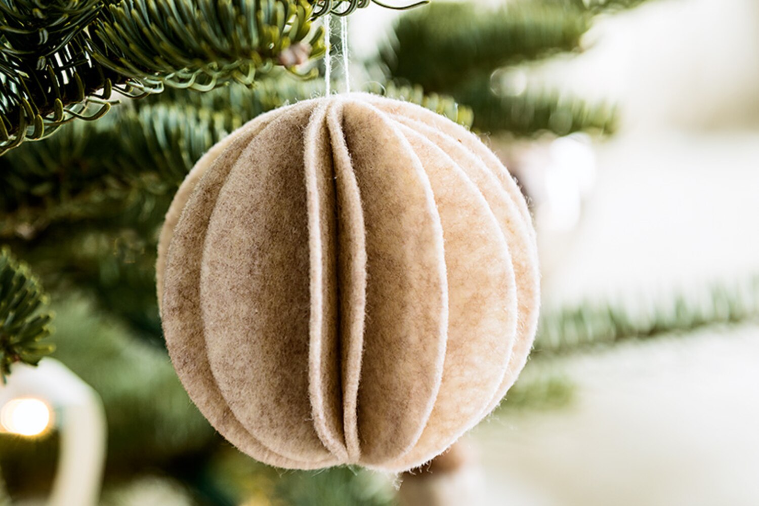 DIY project Felt ball ornament Style at Home