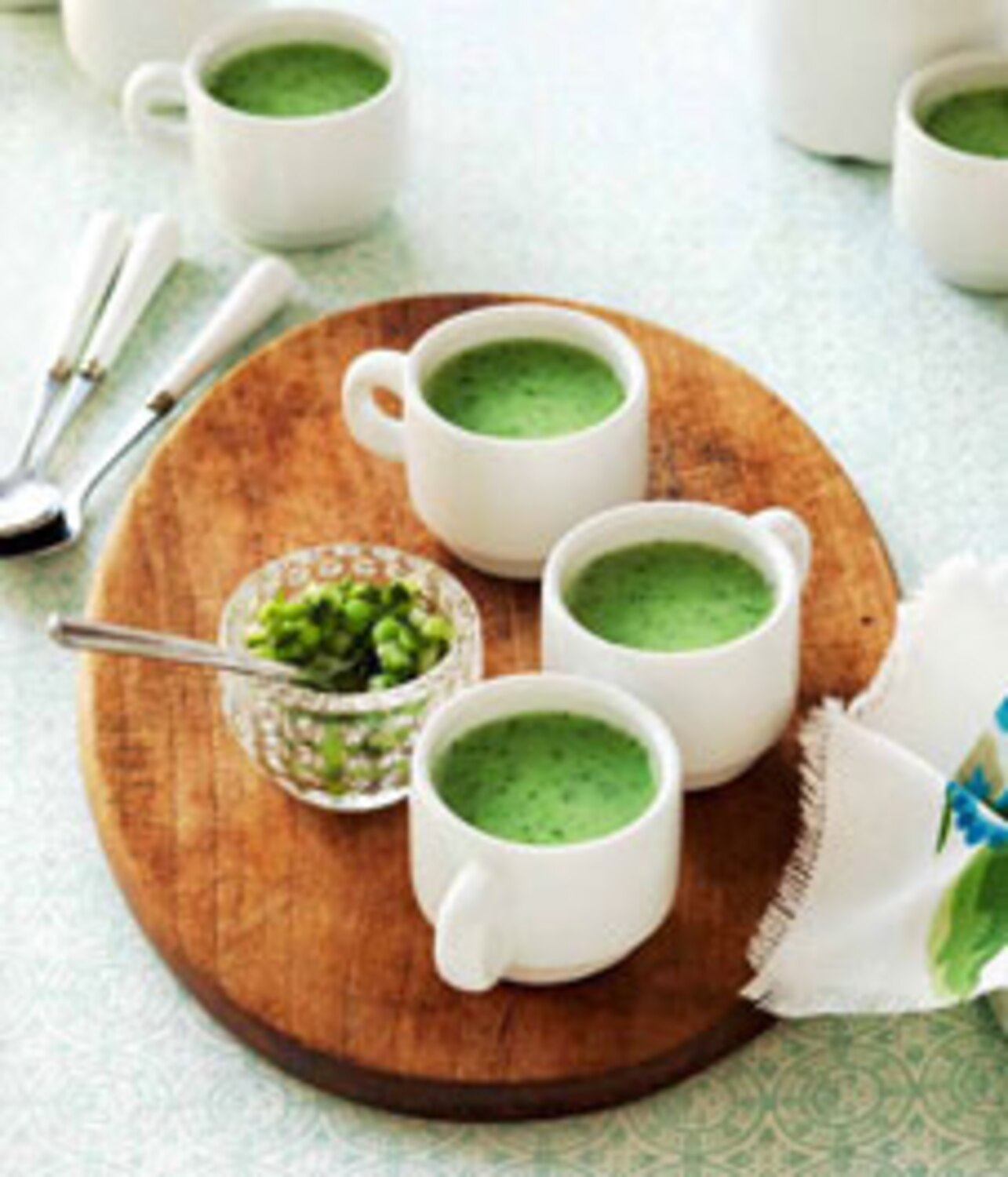 Recipe: Cucumber, pea and mint soup | Style at Home