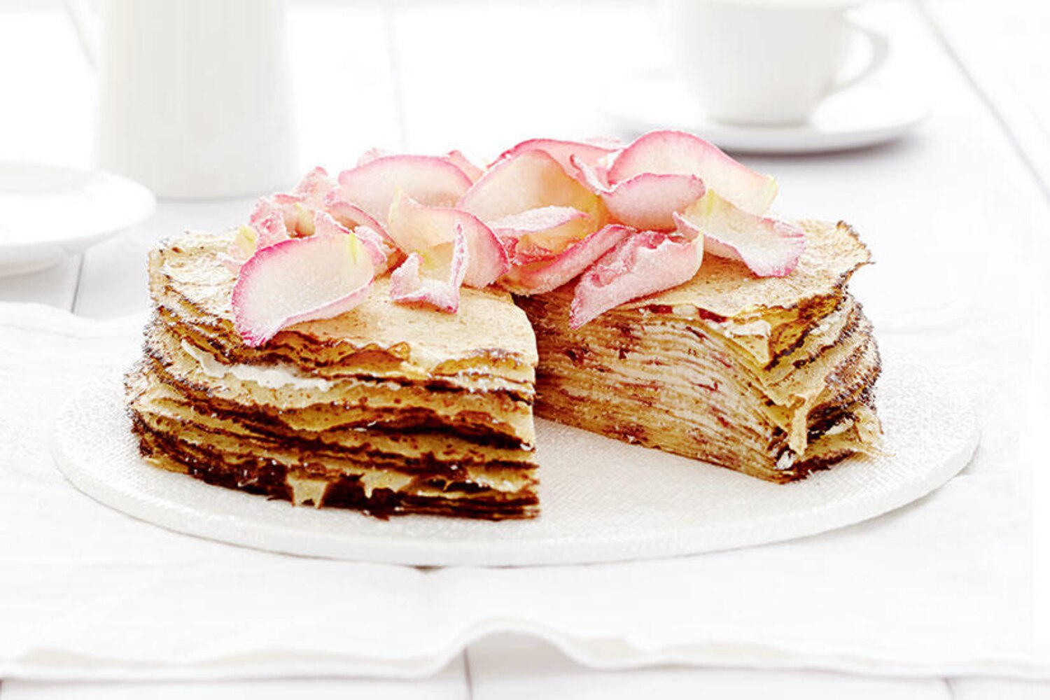 Recipe: Rose buttercream crepe cake | Style at Home