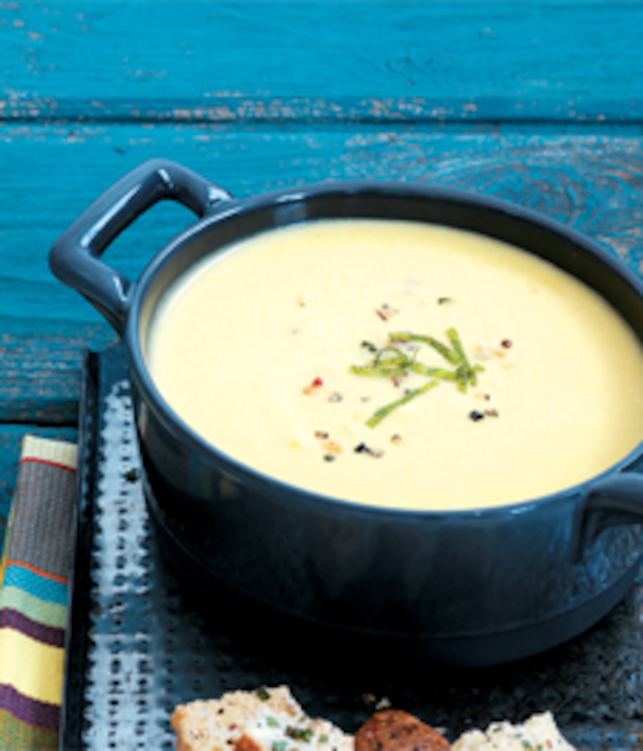 Recipe: Apple cheddar soup with sage croutons | Style at Home
