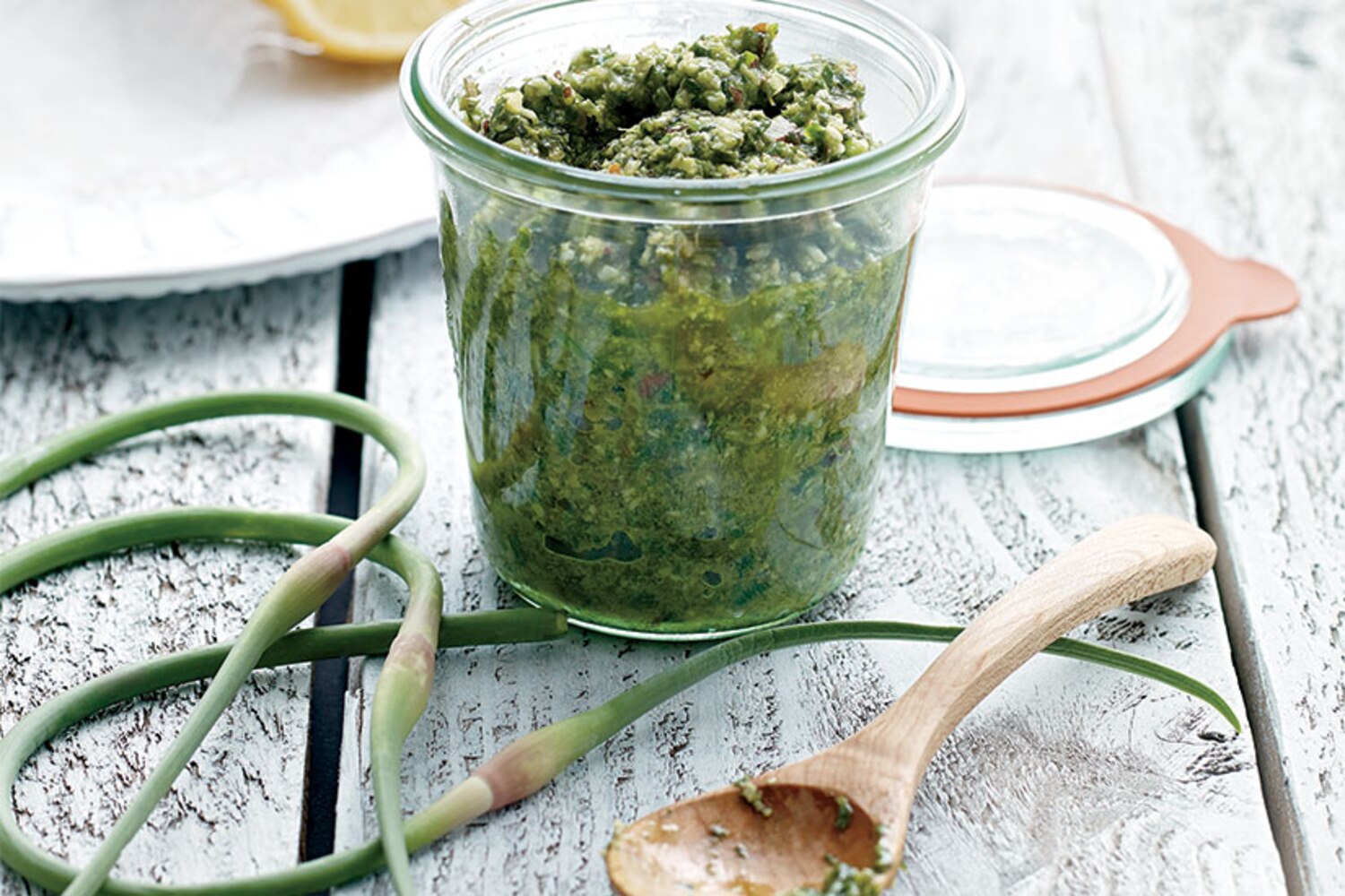 Recipe: Basil and garlic scape pesto | Style at Home