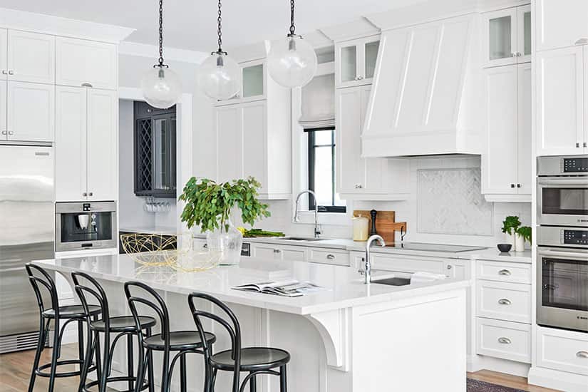 A Contemporary classic Kitchen Peppered With Personality Style At Home