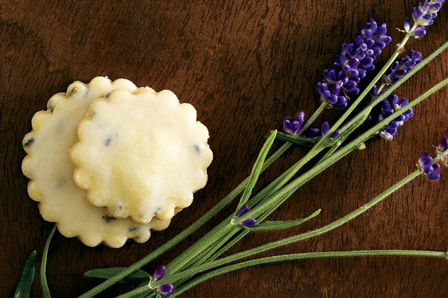 Recipe Lemonglazed lavender shortbread cookies Style at Home