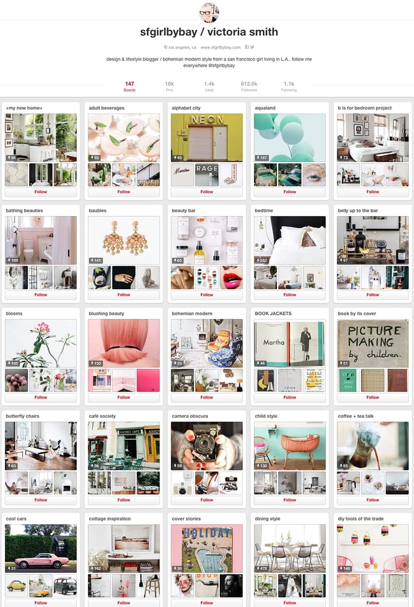 10 design accounts to follow on Pinterest Style at Home