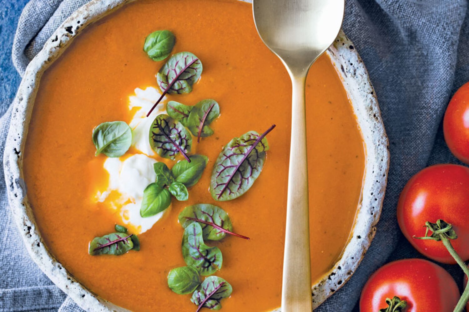 Recipe: Blistered tomato soup | Style at Home