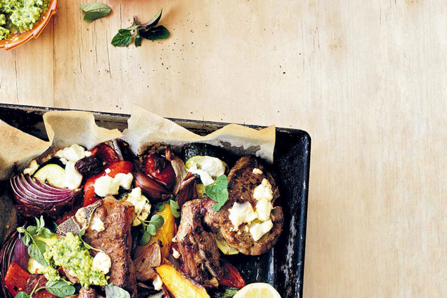 Recipe: Lamb roast with minted pea pistou | Style at Home
