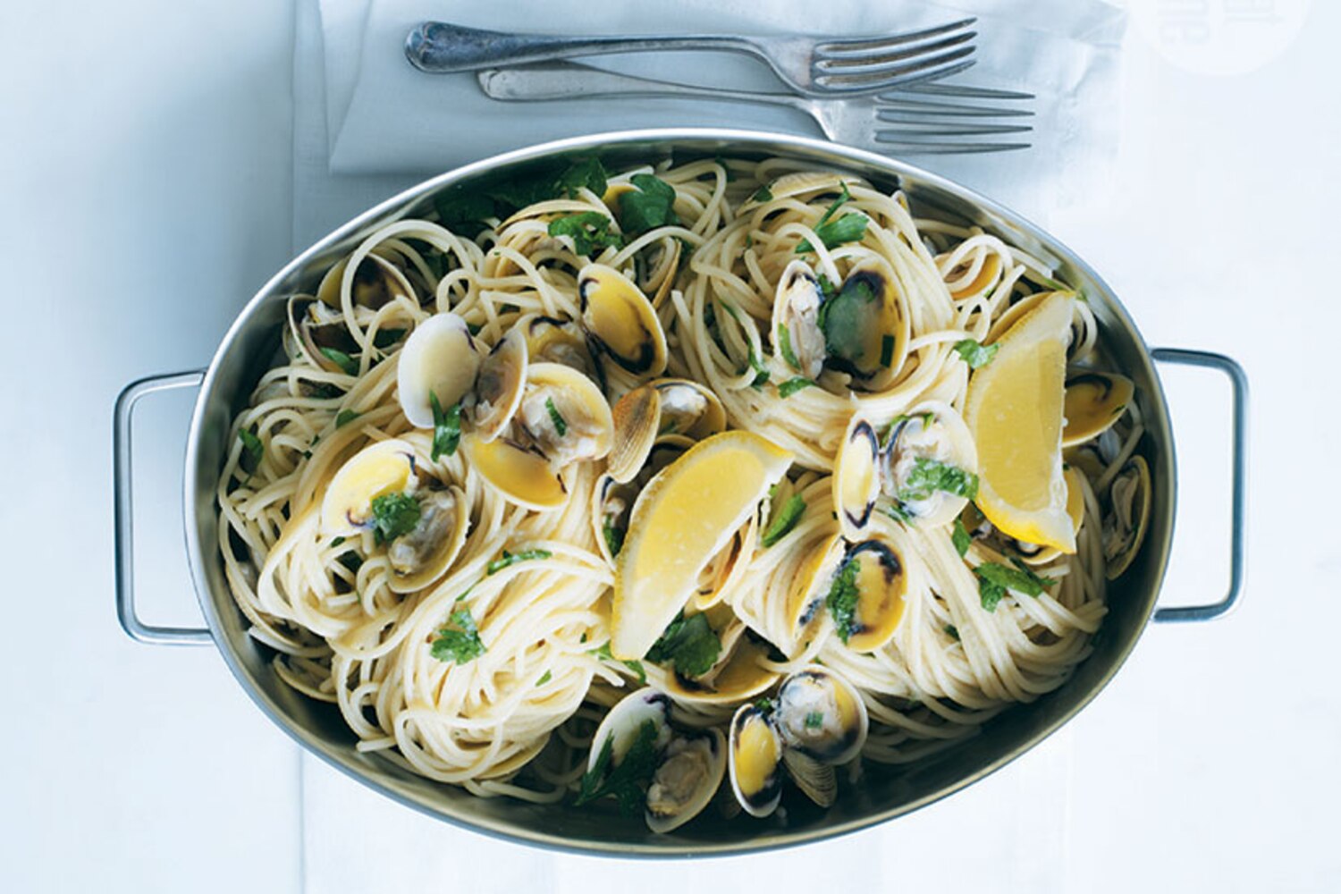 Recipe Spaghetti vongole Style at Home