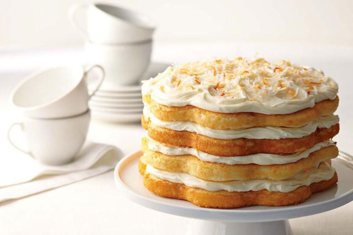 Recipe: Fresh coconut layer cake | Style at Home