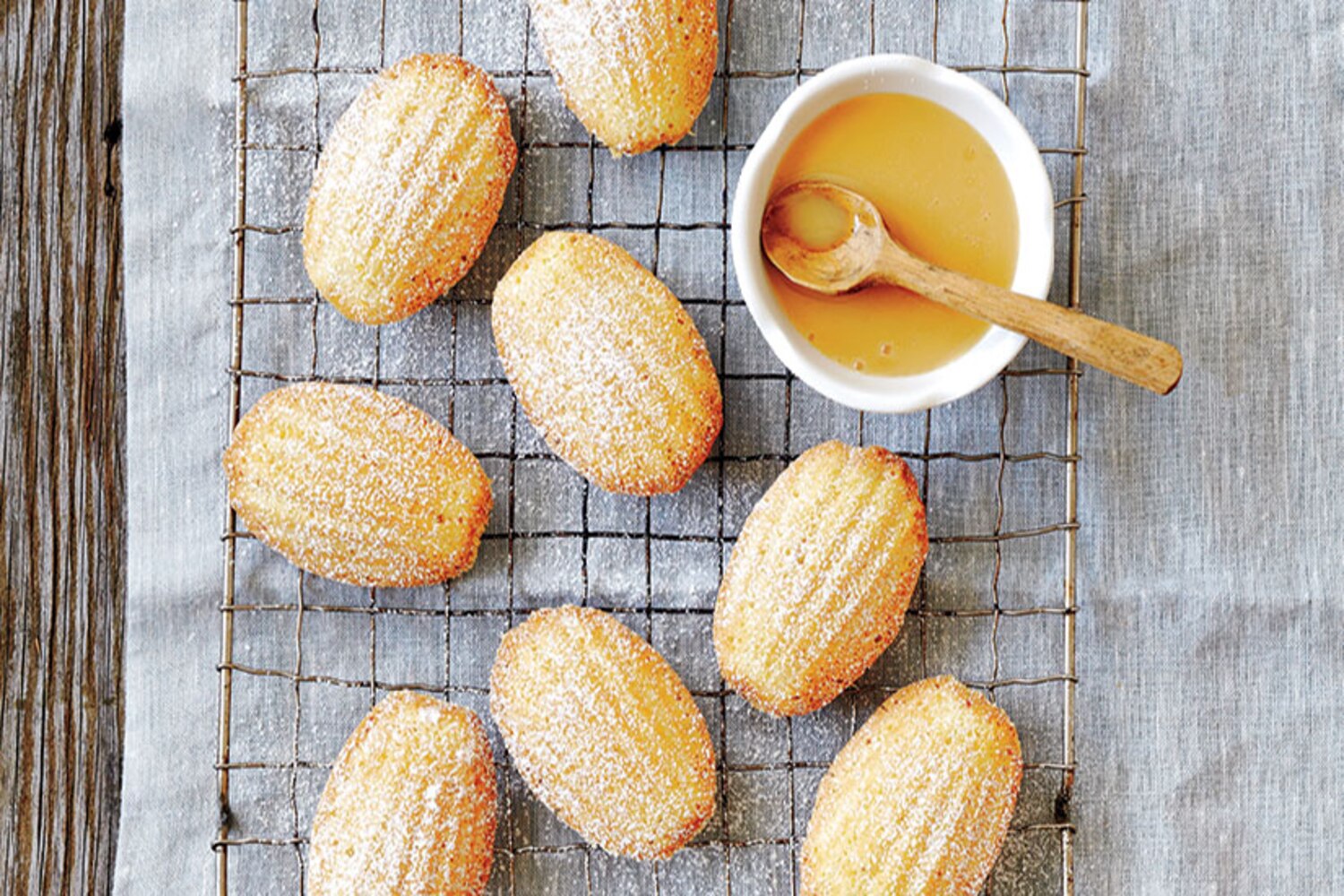 Recipe: Madeleines with burnt honey cream | Style at Home