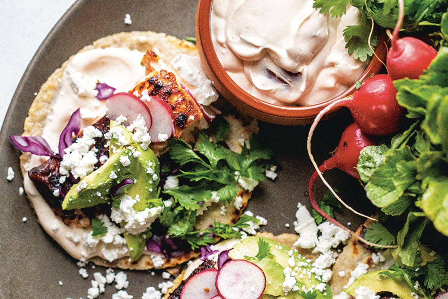 Recipe: Salmon Tacos with Chipotle Crema | Style at Home