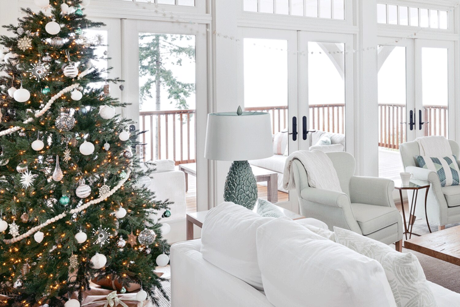Whimsical white cottage ready for the holidays | Style at Home