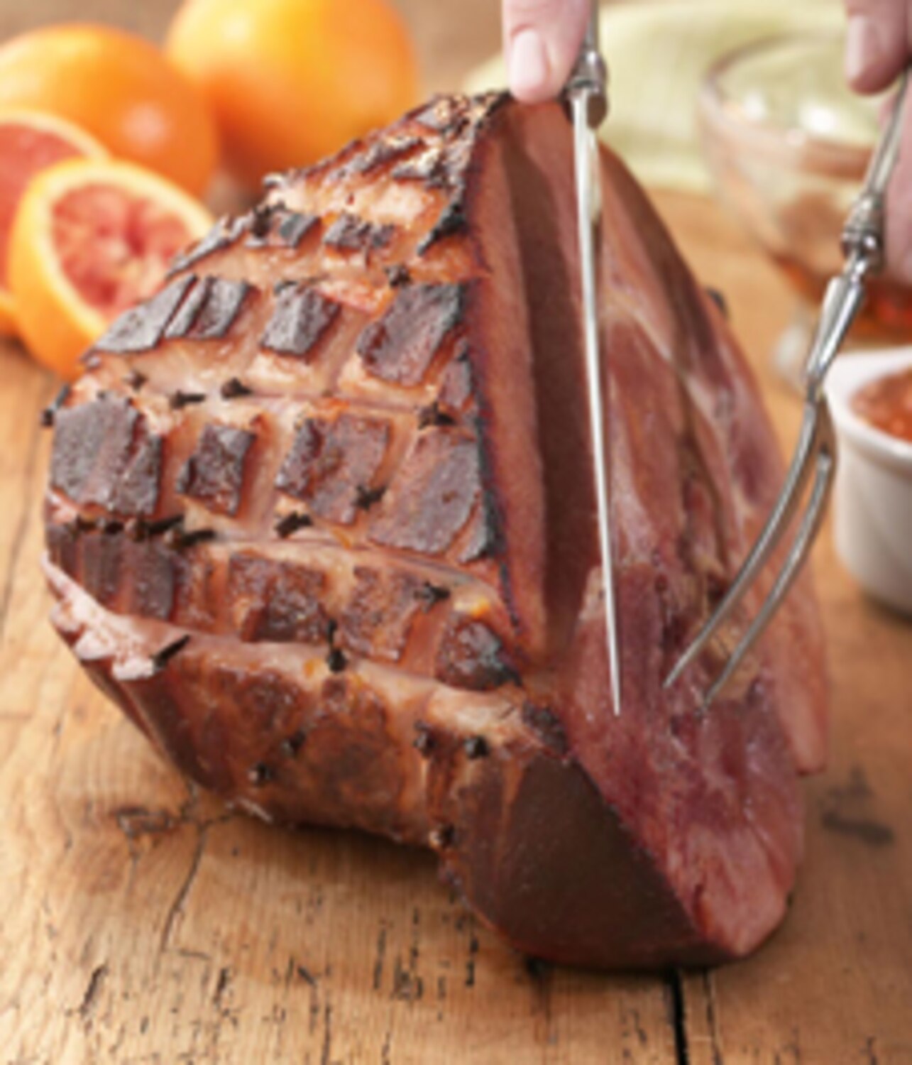Recipe Holiday ham with maple syrupclovemarmalade glaze Style at Home