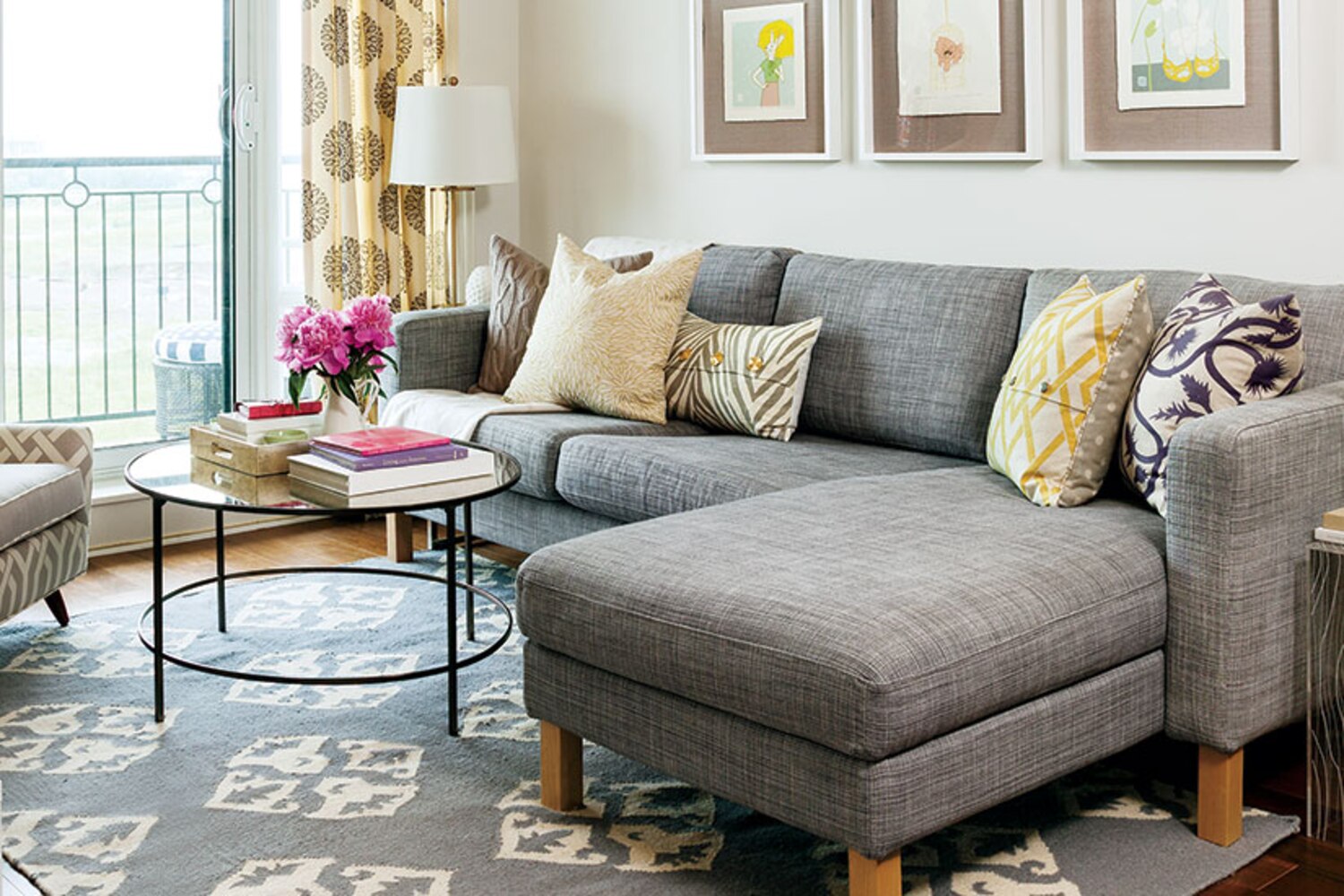 Apartment tour Colourful rental makeover Style at Home