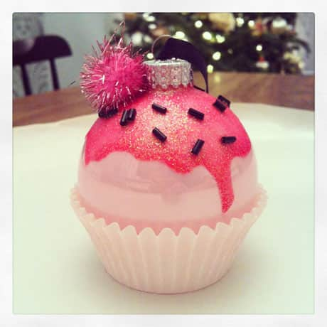 diy cupcake ornament