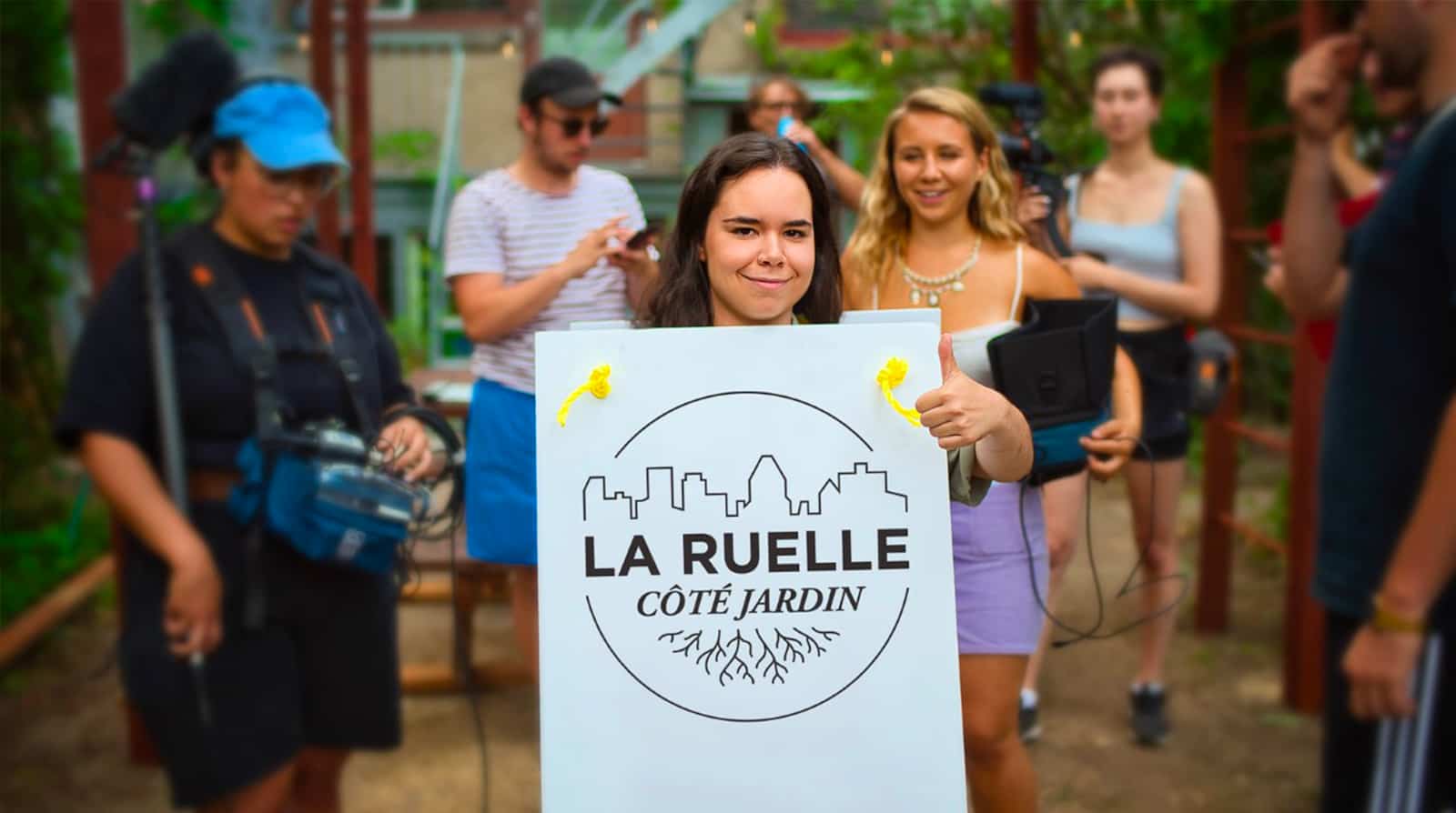 La ruelle côté jardin
